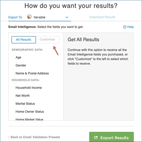 Email-Intelligence-Options